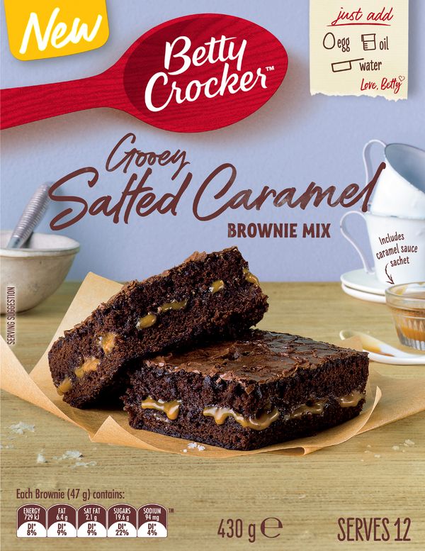BC Gooey Salted Caramel Brownie Mix 430g